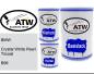 Preview: BMW, Crystal White Pearl Tricoat, B96: 500ml Lackdose + 500ml Klarlack + 250ml Härter - Set, von ATW Autoteile West.